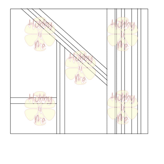 30oz Glitter Burst tumbler template