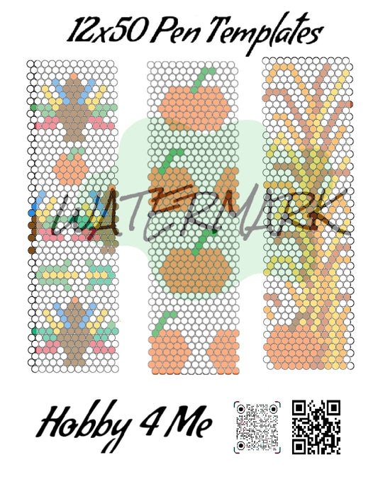 Pen templates Thanksgiving 12x50
