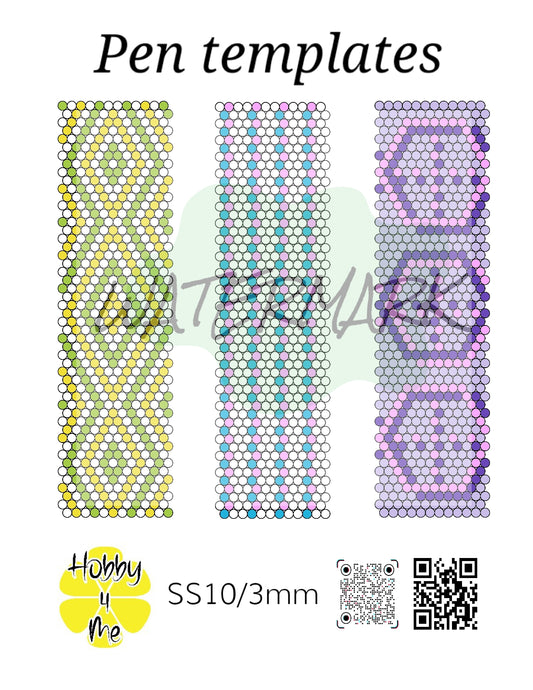 Pen templates 12x50